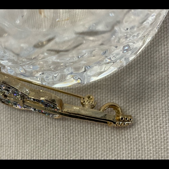 Vintage Rhinestone Guitar Brooch/Pendant - Picture 3 of 4